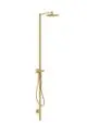 AXOR-HG-AXOR-Starck-Duschsaeule-mit-Thermostat-und-Kopfbrause-240-1jet-Brushed-Gold-Optic-12672250 gallery number 1